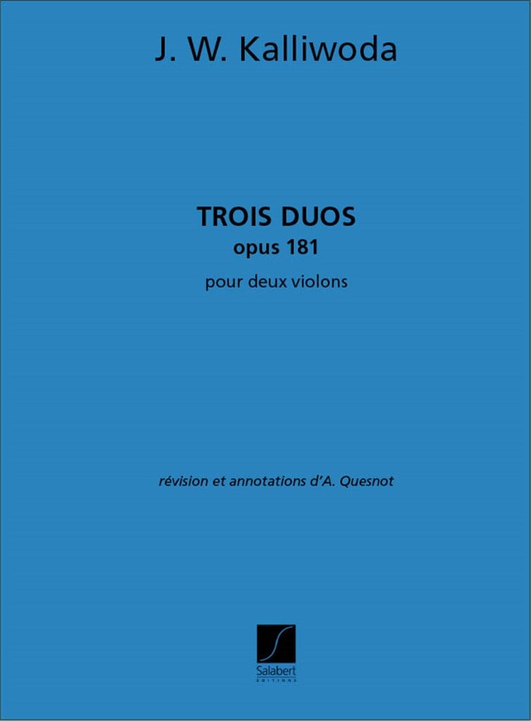 3 Duos Op.181 2 Violons